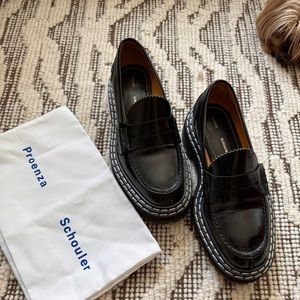 Proenza Schouler Loafers. Size 37. Black.